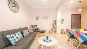 City Apartment | Living area - Stylish Acropolis Apartment  by Cloudkeys (Athens)