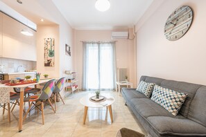 Living area - Stylish Acropolis Apartment  by Cloudkeys (Athens)
