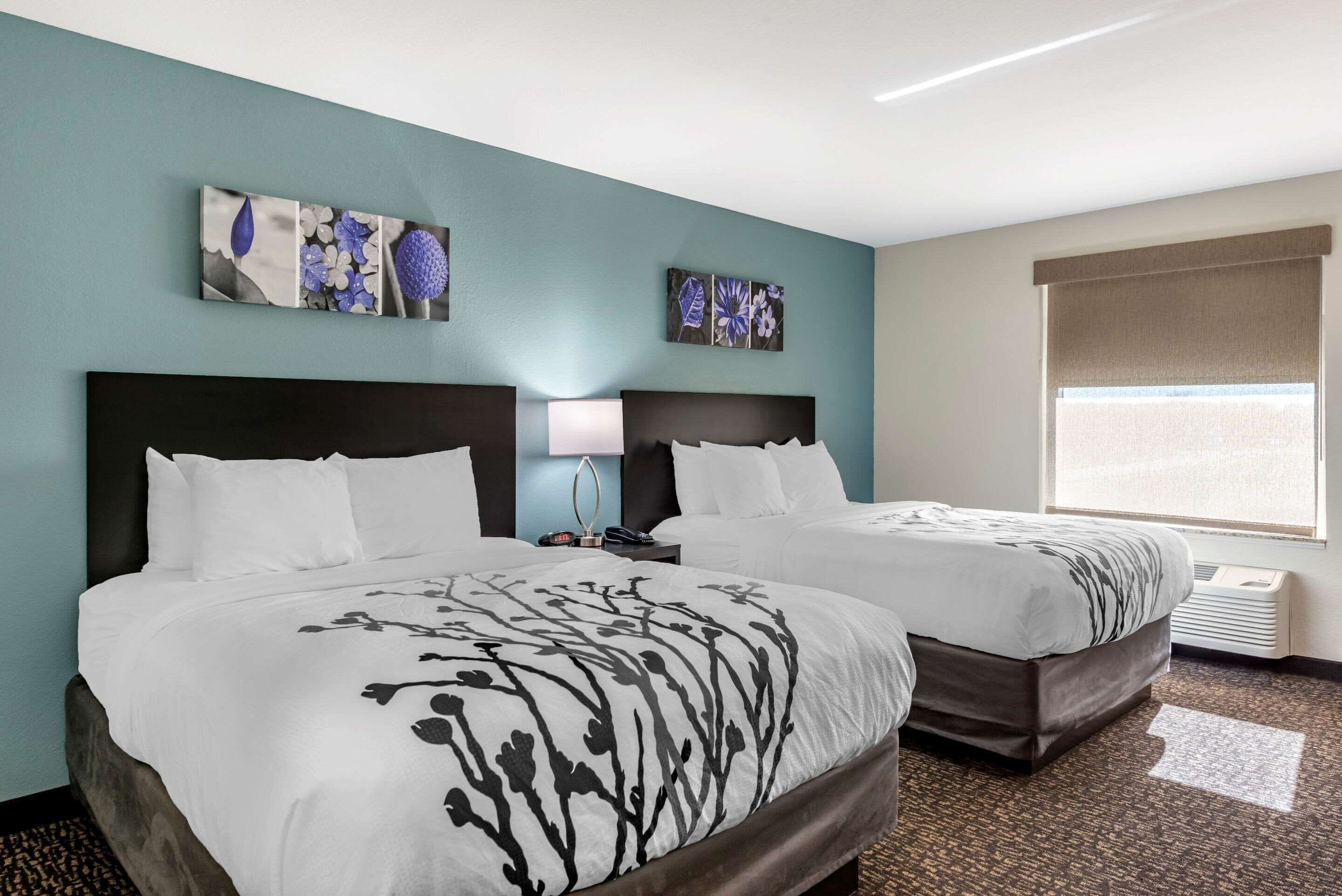 standard room, 2 queen beds, non smoking | desk, iron/ironing board, free rollaway beds, bed sheets