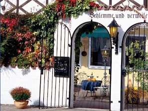 Entrée de l’hébergement