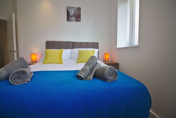 舒适公寓, 2 间卧室 | 特色装修、特色家居、熨斗/熨衣板、免费 WiFi