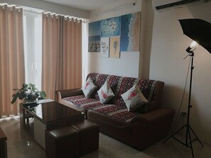 Televisión, reproductor de DVD y libros