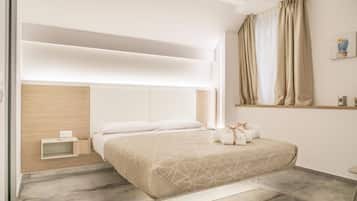 Suíte estúdio standard | Lençóis italianos Frette, roupas de cama premium, edredons de pluma