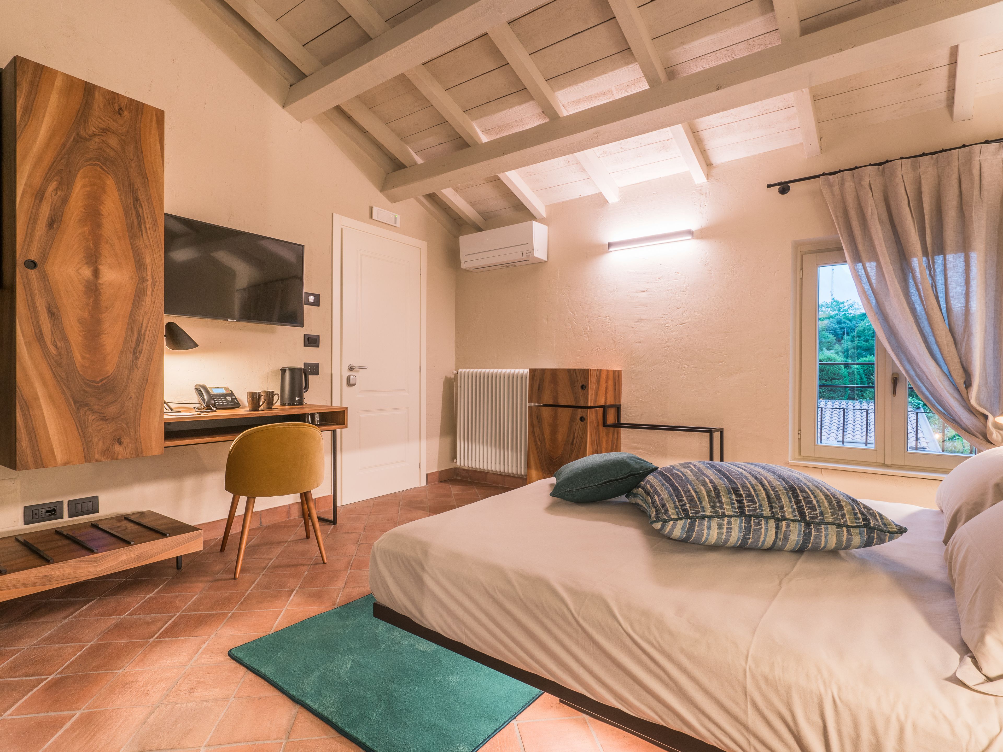 Dobbelt- eller tomannsrom – exclusive (Melissa) | Sengetøy av topp kvalitet, dundyner, senger med overmadrass og minibar