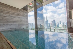 Indoor pool, outdoor pool