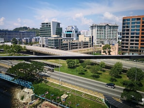 Vue depuis l’hébergement