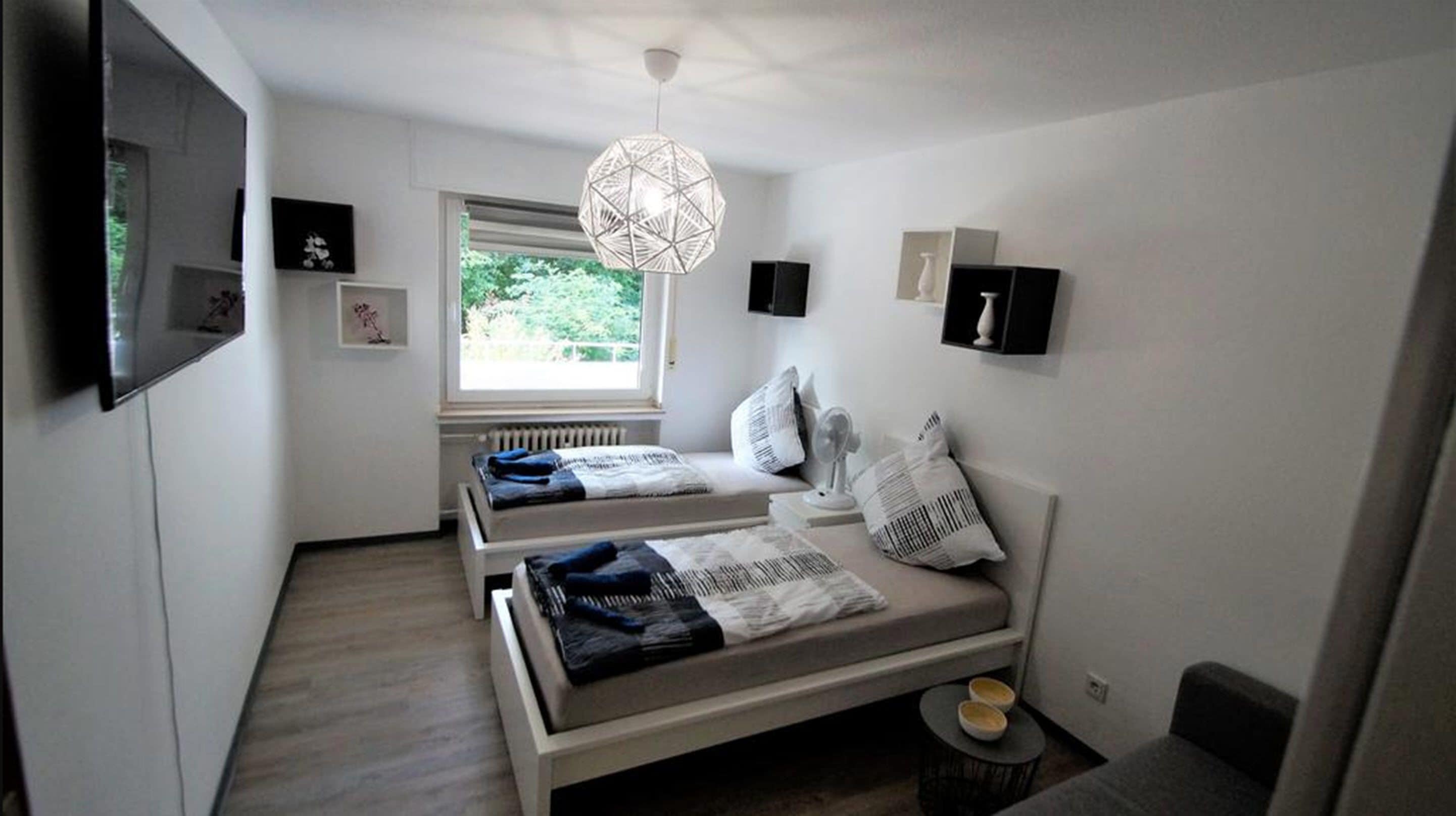 Departamento familiar (GL15, incl. 100 EUR Cleaning Fee) | 2 habitaciones, tabla de planchar con plancha y wifi gratis 