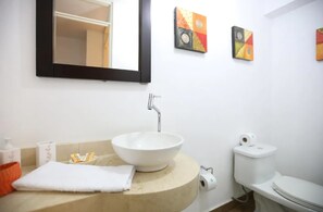 아파트 | 욕실 | 샤워 시설, 헤어드라이어, 타월