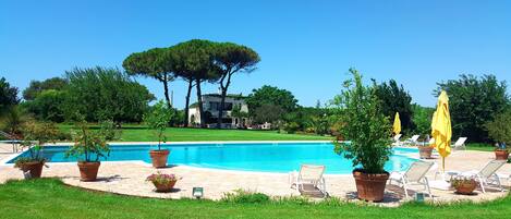 Seasonal outdoor pool