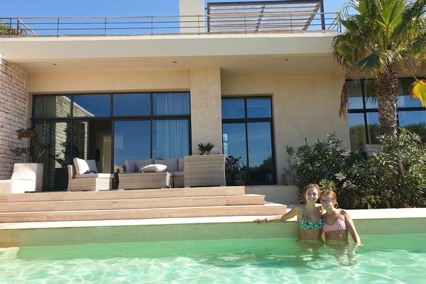 AuĂenpool, beheizter Pool