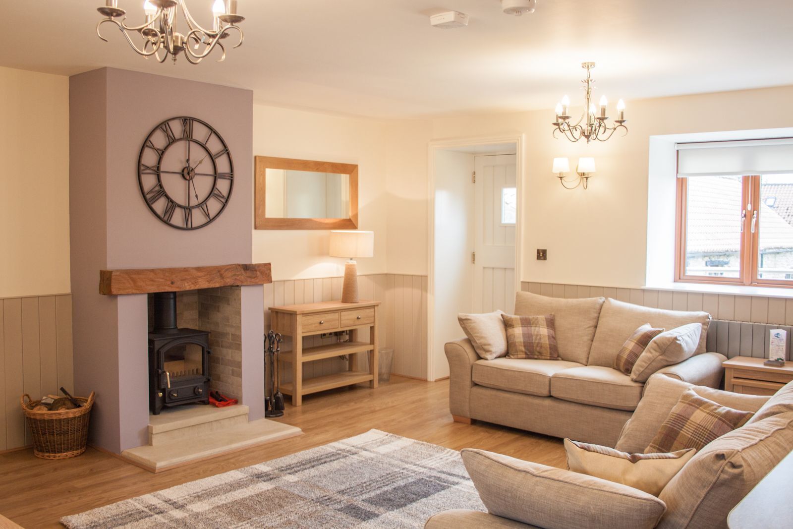 TV, fireplace, video games