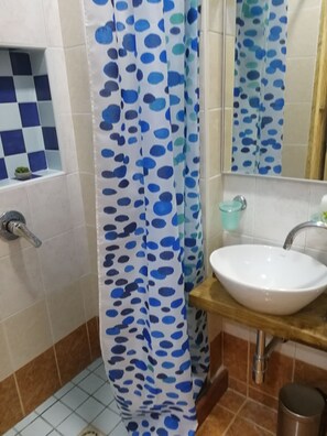 シャワー、ヘアドライヤー、バスローブ、ビデ