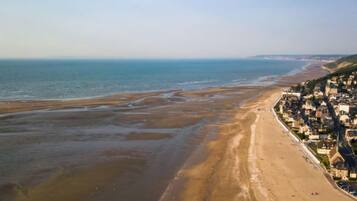 Vlak bij het strand