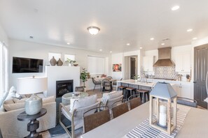 Townhome, Multiple Beds (Hacienda Hideaway) | Living room | 60-inch flat-screen TV with cable channels, TV - Hacienda Hideaway (St. George)