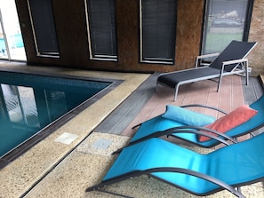 Indoor pool, a heated pool