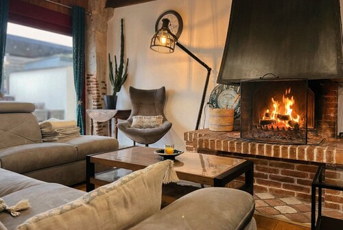 Exceptional longhouse with pool and spa in the heart of the Loire Valley Castles