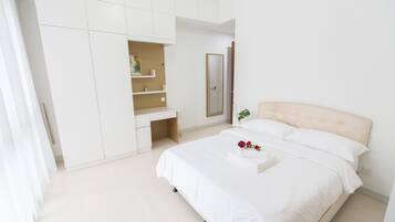 2 chambres, fer et planche Ă  repasser, Wi-Fi, draps fournis