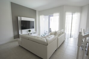 TV, video games, DVD player, stereo