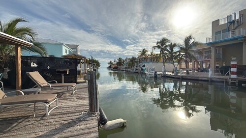 Blue Marlin 2/2 Pool home with 35` Dock Easy Access to Atlantic