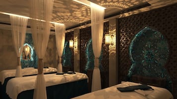 Salas para tratamentos a dois, manicure e pedicure