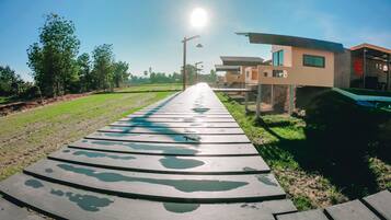 Majoituspaikan julkisivu