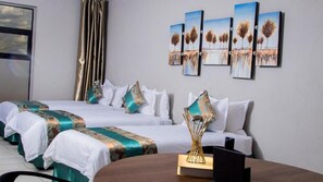 Premium bedding, memory foam beds, minibar, in-room safe - Urban Bliss Hotel (Kabwe)