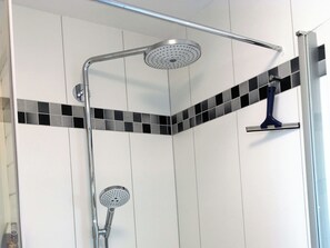 Shower, hair dryer