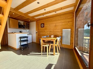 Dining - Renovated duplex 4 pers, south balcony (Notre-Dame-de-Bellecombe)