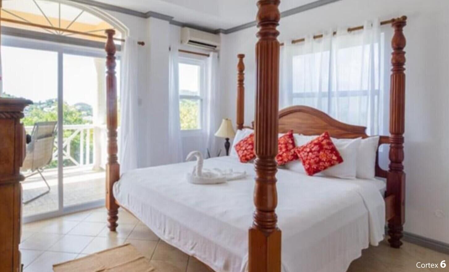 2 makuuhuonetta, silitysrauta/-lauta, vauvan matkasänky, ilmainen Wi-Fi