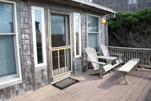 The Beach Bux cottage is located one lot back and easy access to the beach!