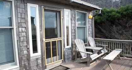 The Beach Bux cottage is located one lot back and easy access to the beach!