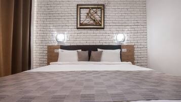 Double Room, 1 King Bed, Garden View | Premium bedding, minibar, in-room safe, individually decorated