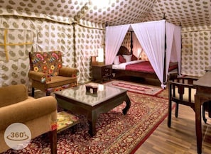 Free minibar, in-room safe, desk, blackout drapes - Rann Utsav The Tent City (Bhuj)