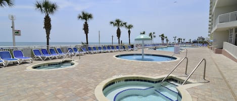 Indoor pool, outdoor pool