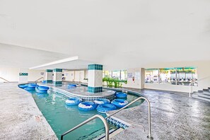 Indoor pool, outdoor pool