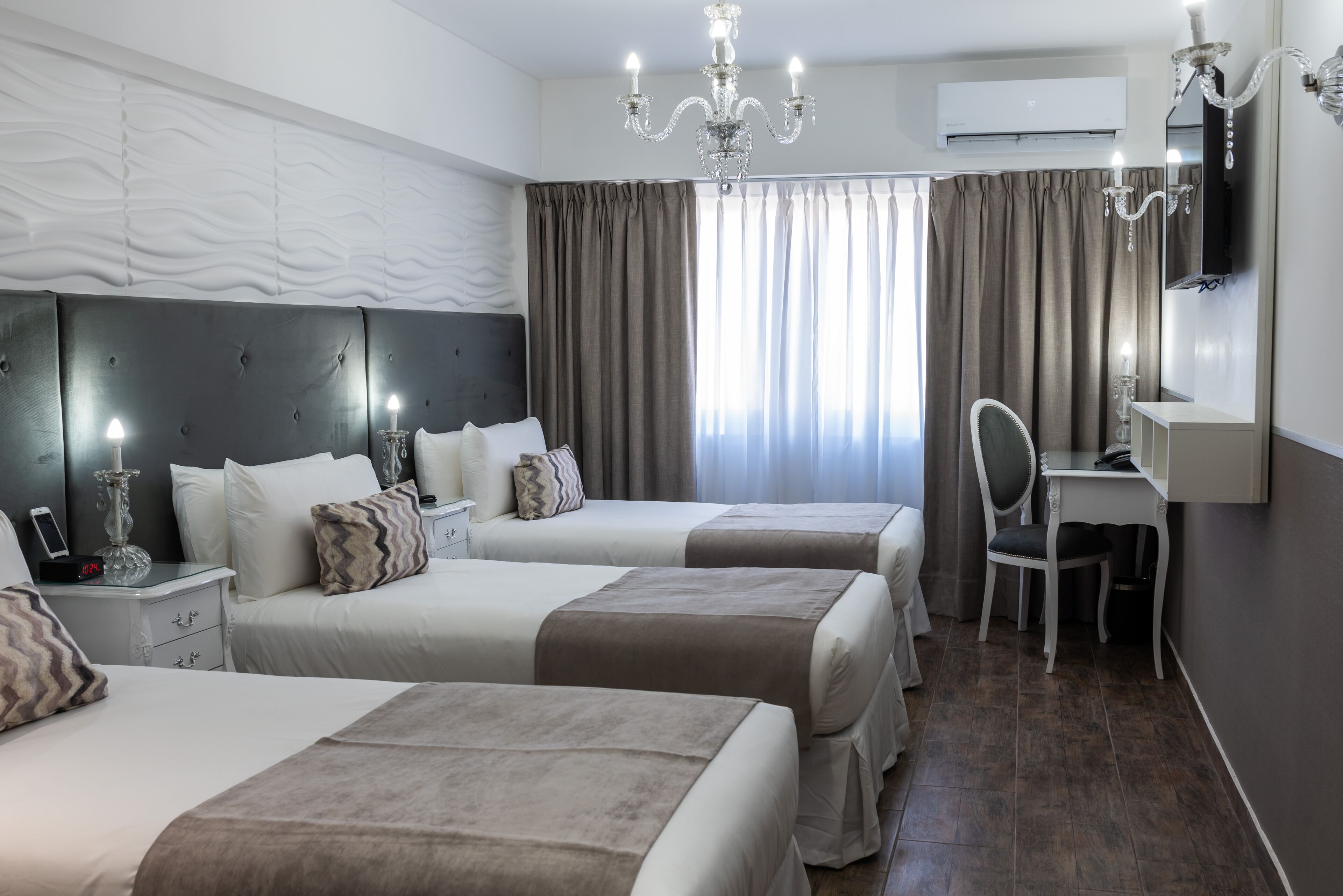 1 bedroom, hypo-allergenic bedding, down duvets, pillow-top beds