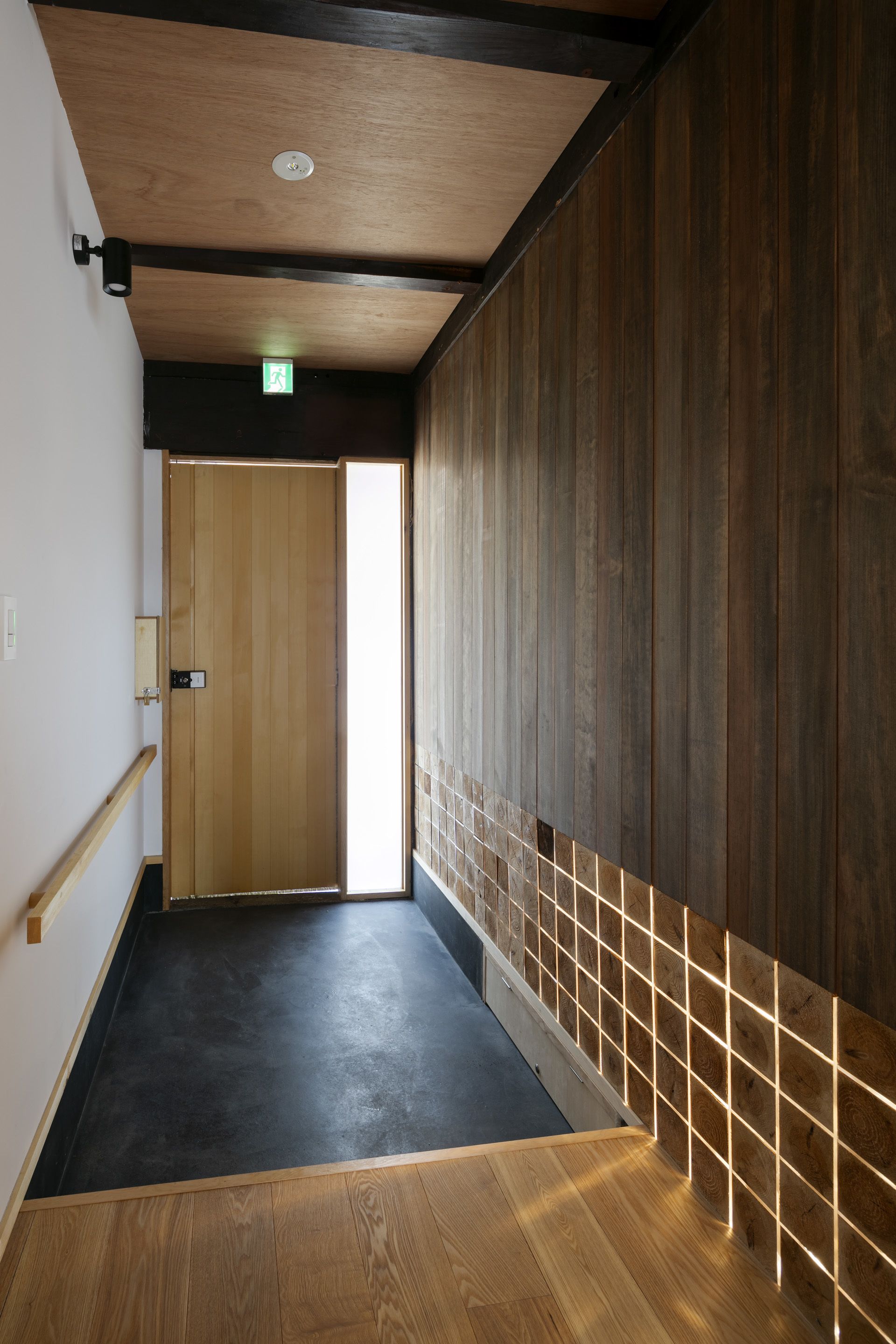 Interior entrance