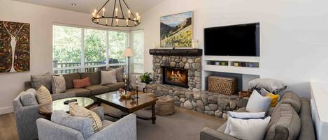 تلفزيون، مدفأة