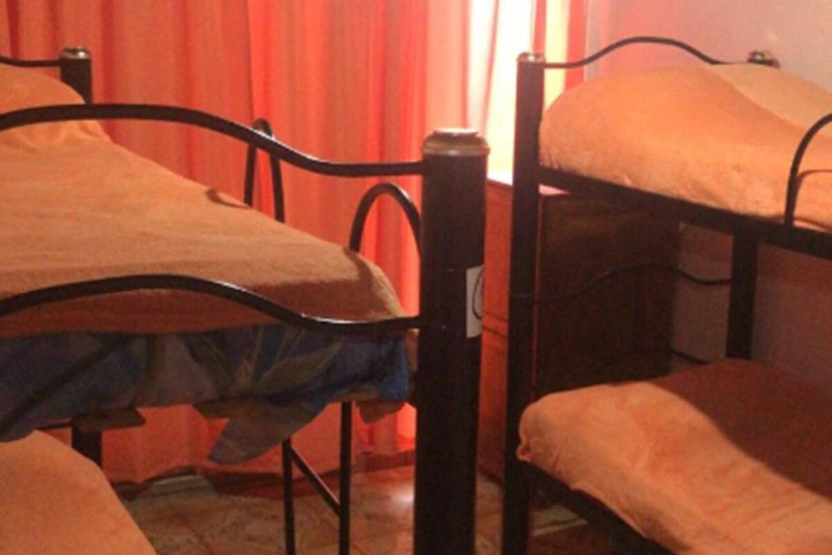 Laptop workspace, free WiFi, bed sheets