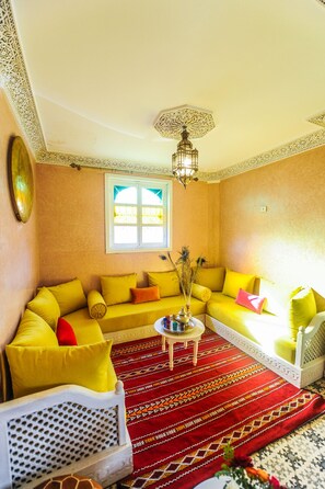 Living area - Riad Milouda (Marrakech)