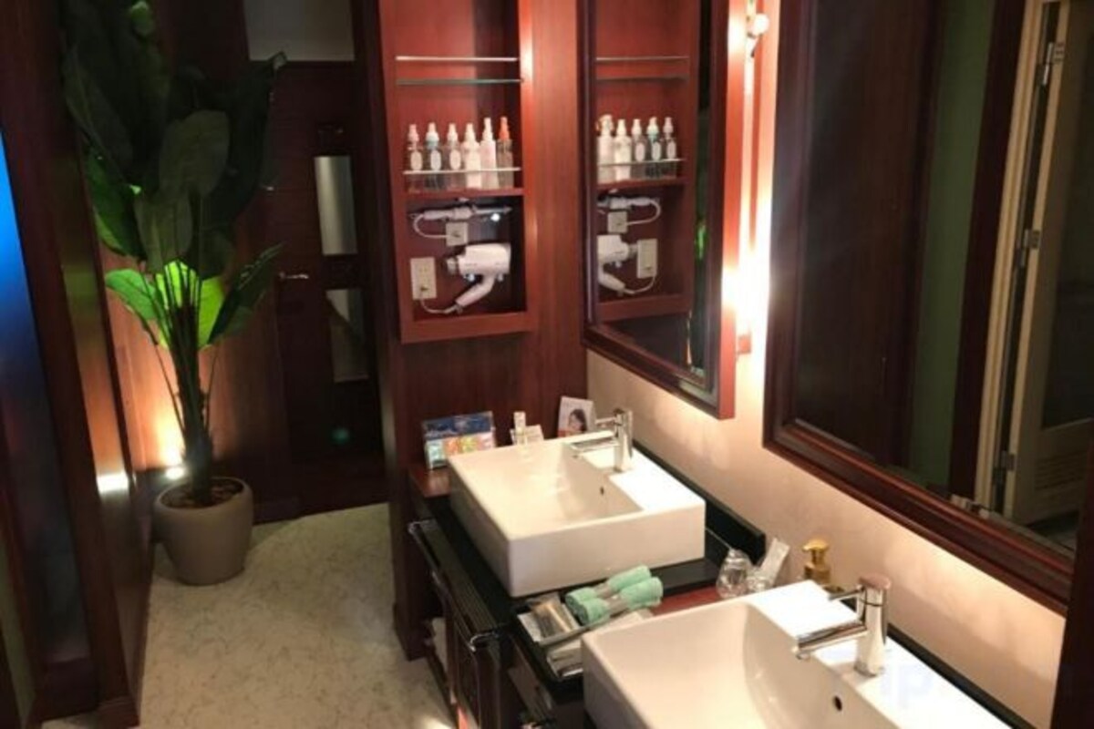 Bathroom | Separate bathtub and shower, jetted bath, free toiletries, hair dryer
