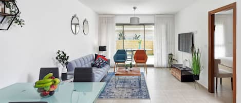 Lägenhet Comfort | Vardagsrum | Platt-tv