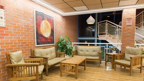Sitteområde i lobbyen