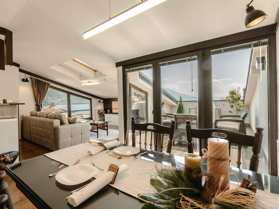 Panoramic Penthouse | Living area | 42-inch LED TV with cable channels, TV