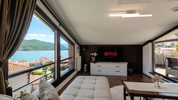 Panoramic-Penthouse | Wohnzimmer