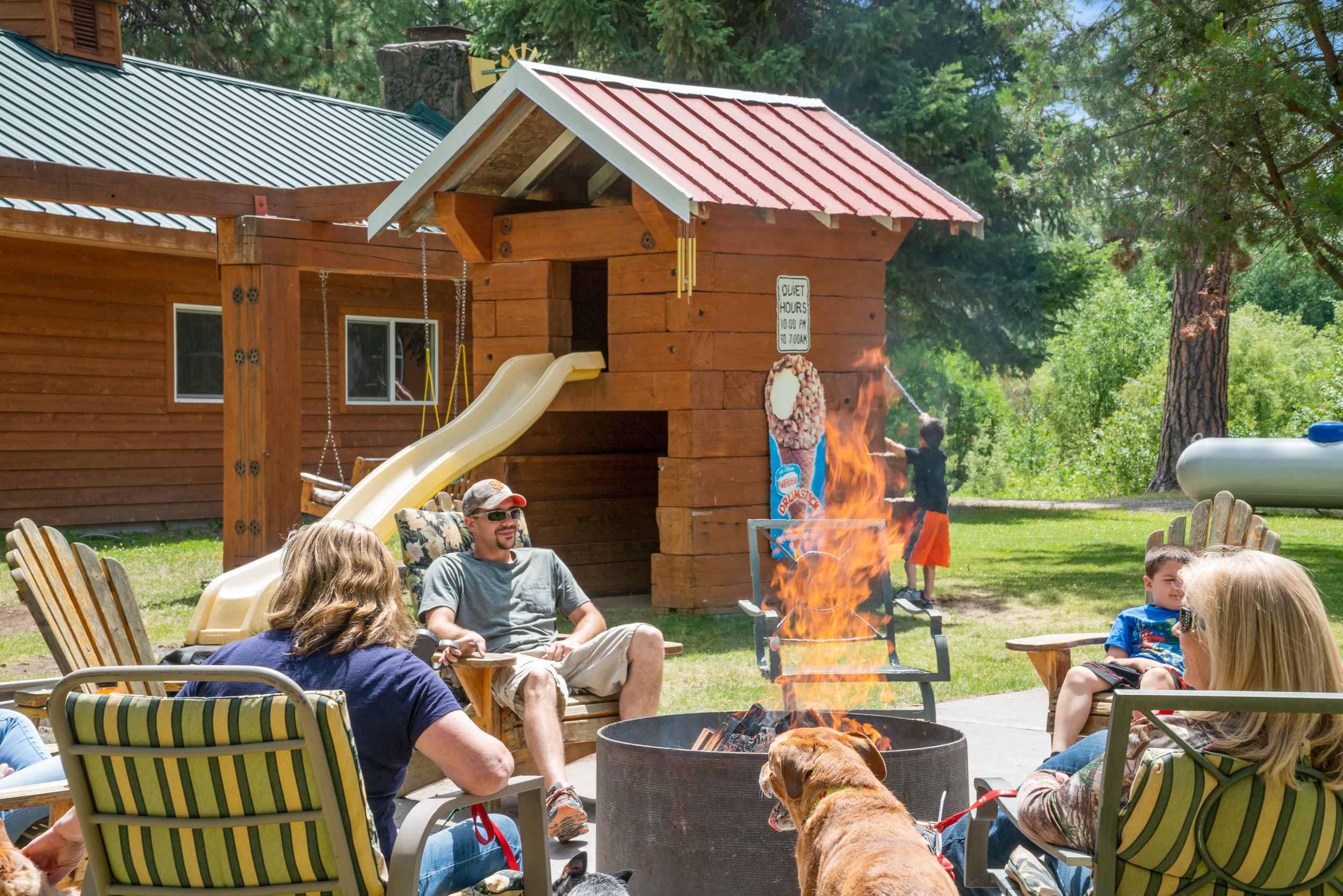 Zona de parrillas o pícnic