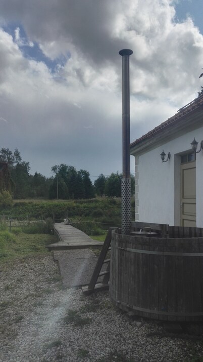 Near lake Peipus, big and private.