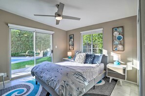 3 bedrooms, desk, iron/ironing board, internet