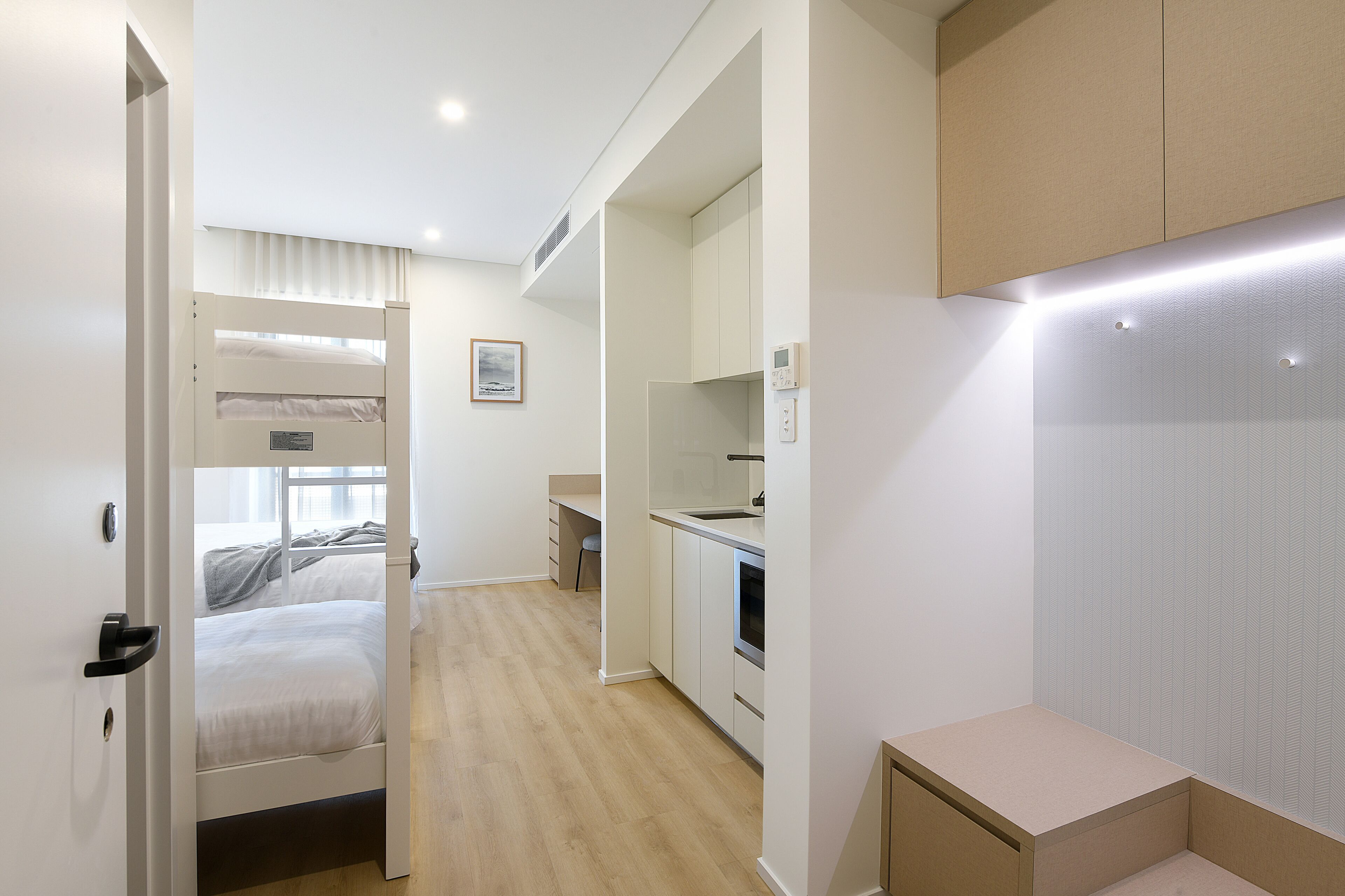 family room | down duvets, in-room safe, desk, blackout curtains