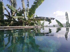 Outdoor pool, an infinity pool